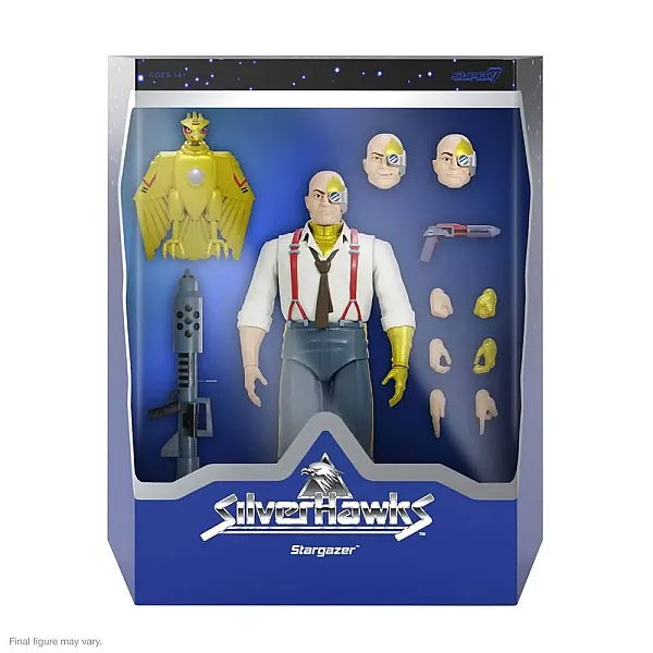 SILVERHAWKS ULTIMATES COMMANDER STARGAZER ACTION FIGURE 18 CM